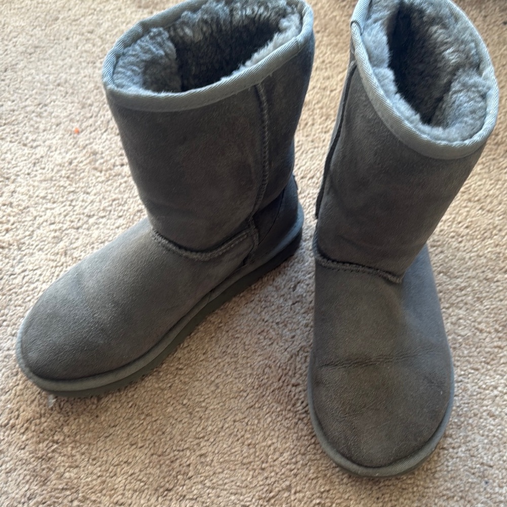 Uggs cozy Gray Shearling Boots